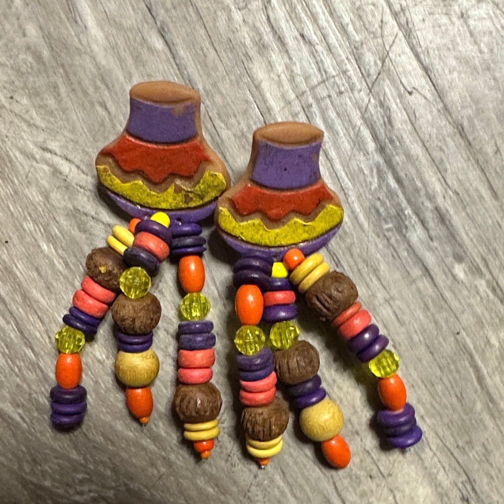 Colorful Beaded Earrings